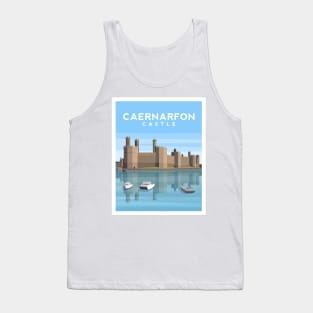 Caernarfon Castle and Harbour, North Wales Tank Top